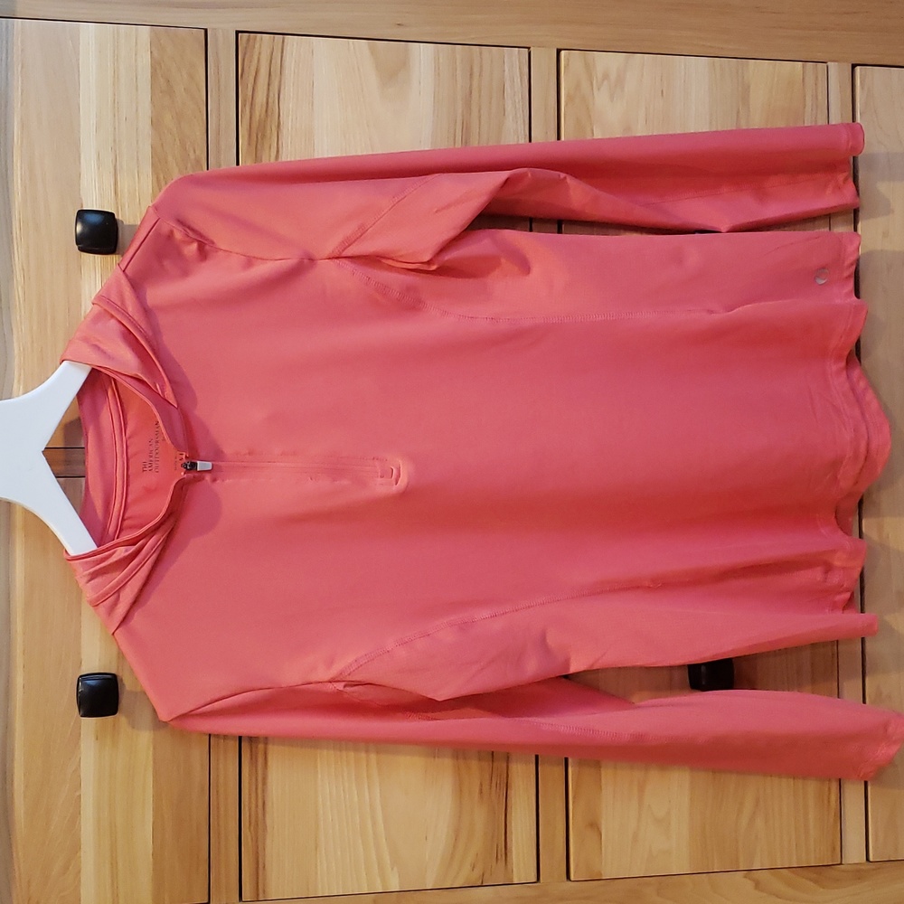 Medium coral long sleeve hoodie